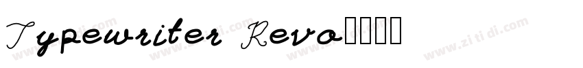 Typewriter Revo字体转换